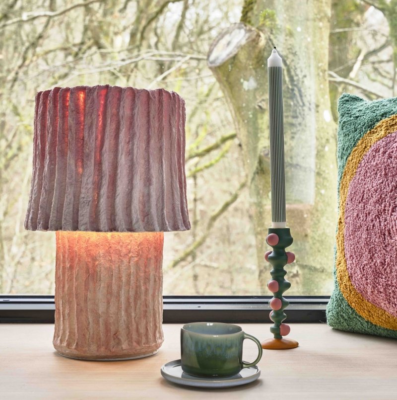 Villa Denmark STYLES Lampa Stołowa 44 cm / Różowa