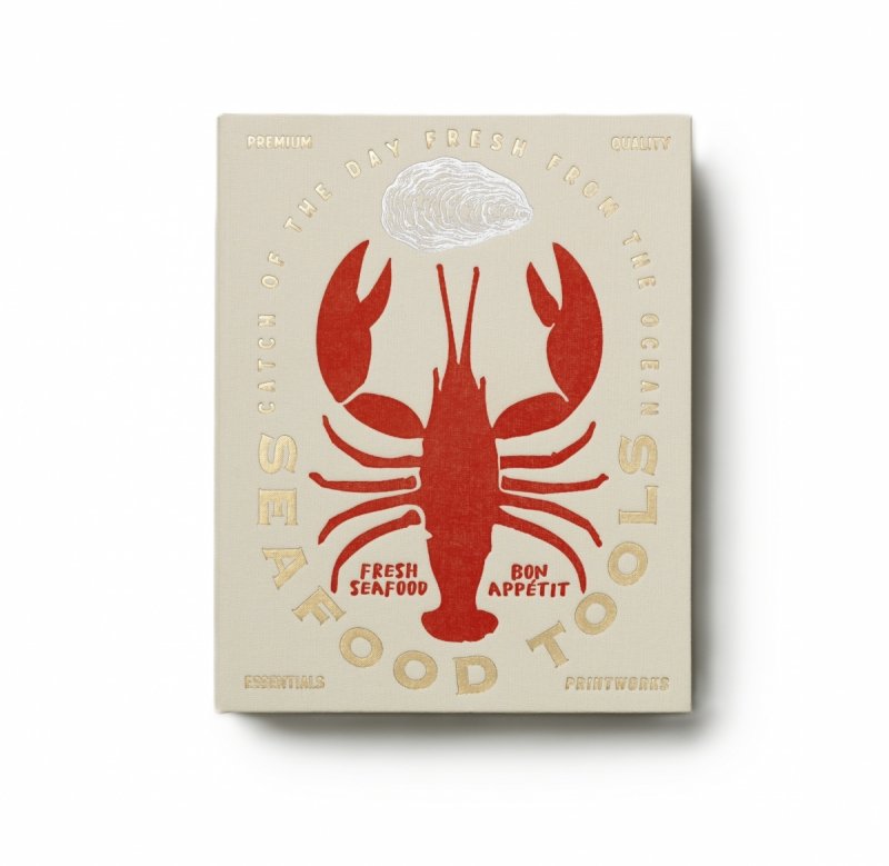 Printworks THE ESSENTIALS Sztućce do Owoców Morza / Zestaw Prezentowy