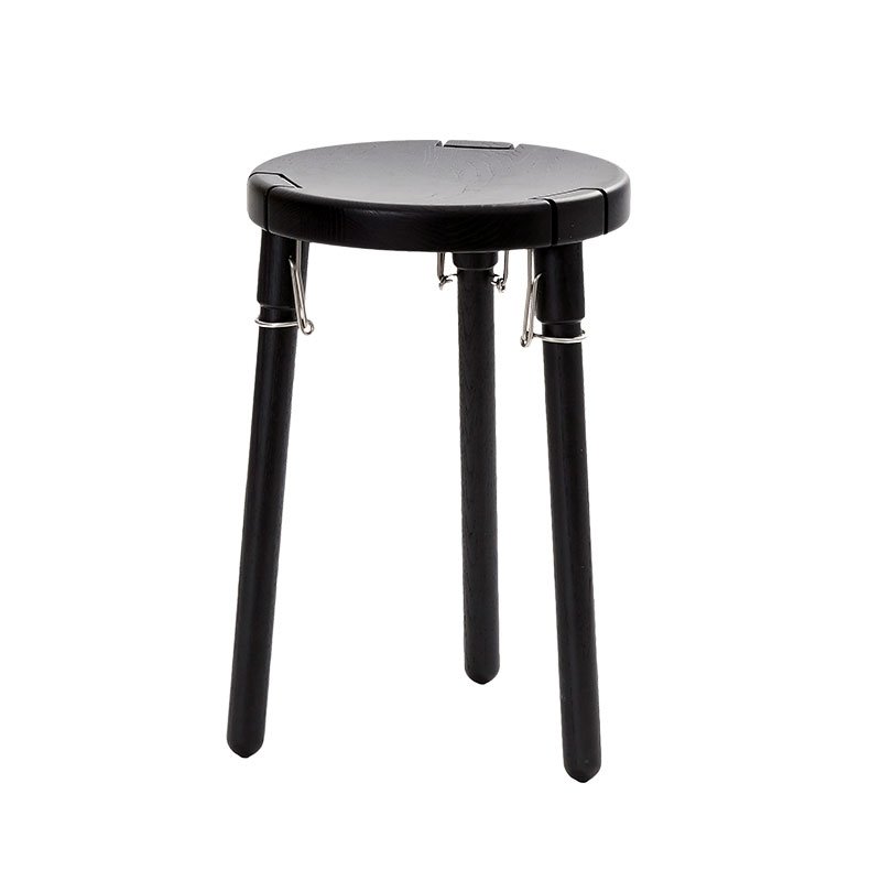 Andersen Furniture U1 Stołek Drewniany / Czarny