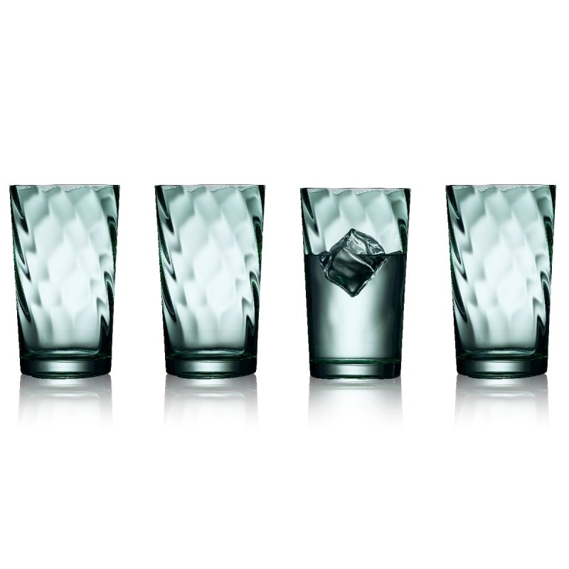 Lyngby Glass VIENNA Szklanki Wysokie 400 ml 4 Szt. / Zielone