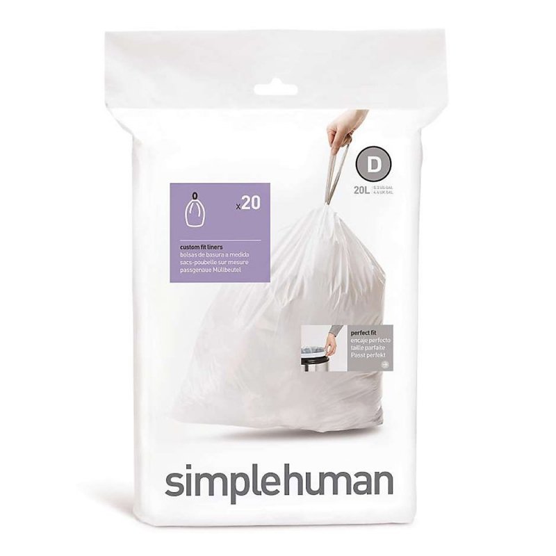 Simple Human - Worki do Śmieci D 20 l - 20 Szt.