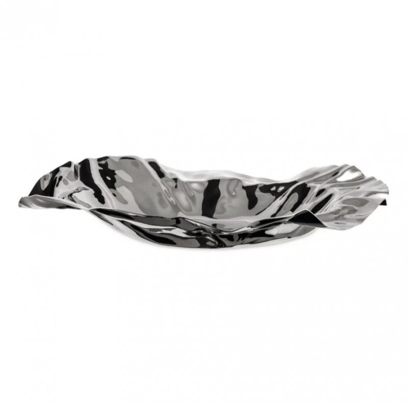 Alessi PORT Stalowa Patera / Misa Dekoracyjna 38 cm Polerowana
