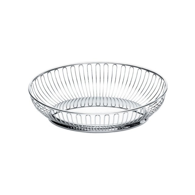 Alessi 829 Kosz Owalny na Owoce / Srebrny