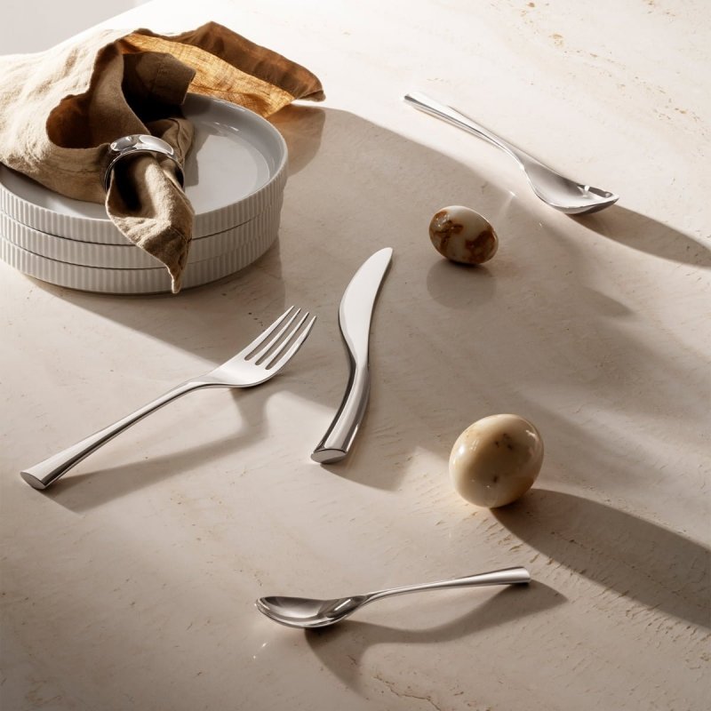 Georg Jensen COBRA Zestaw Sztućców 24 El. / Srebrne Połysk