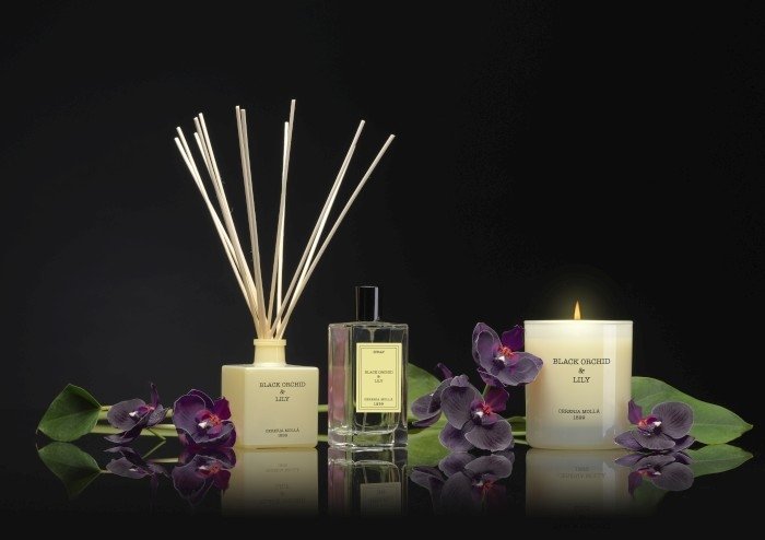 Cereria Molla BOUTIQUE Uzupełniacz do Dyfuzora 200 ml Black Orchid and Lily