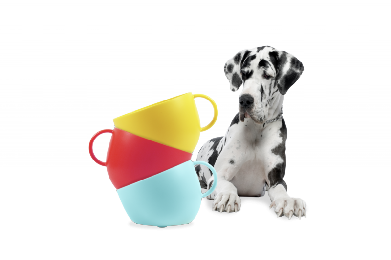 United Pets Milano CUP Duża Miska dla Psa 2500 ml / Taupe