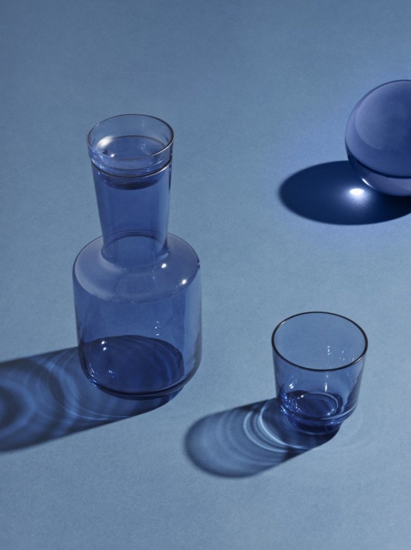 Muuto RAISE Szklanki do Wody 300 ml 2 Szt. Niebieskie