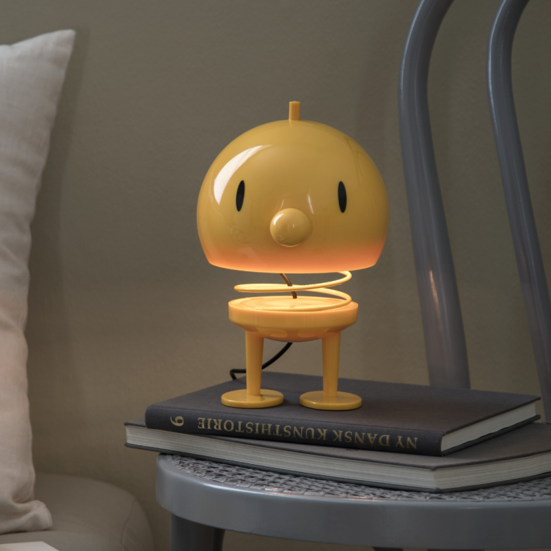 Hoptimist BUMBLE Lampa Stołowa - Figurka Optymisty L Żółta