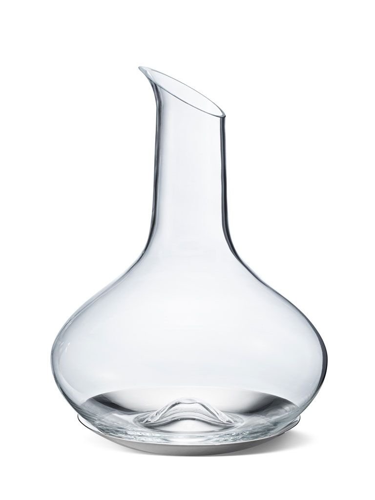 Georg Jensen SKY Dekanter - Karafka do Wina 0,75 l + Stalowa Podstawka