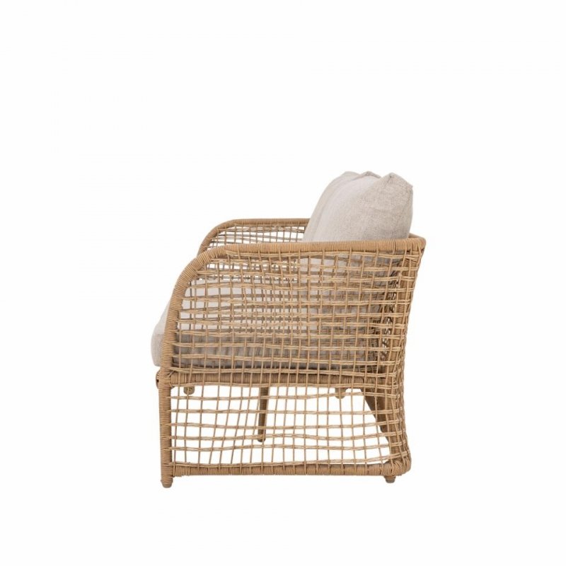 Bloomingville PENZANO Sofa Ogrodowa z Polirattanu / Naturalna