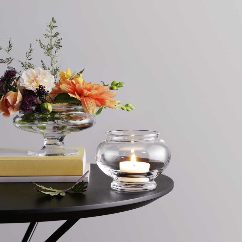 Holmegaard OLD ENGLISH Świecznik Tealight / Bezbarwny