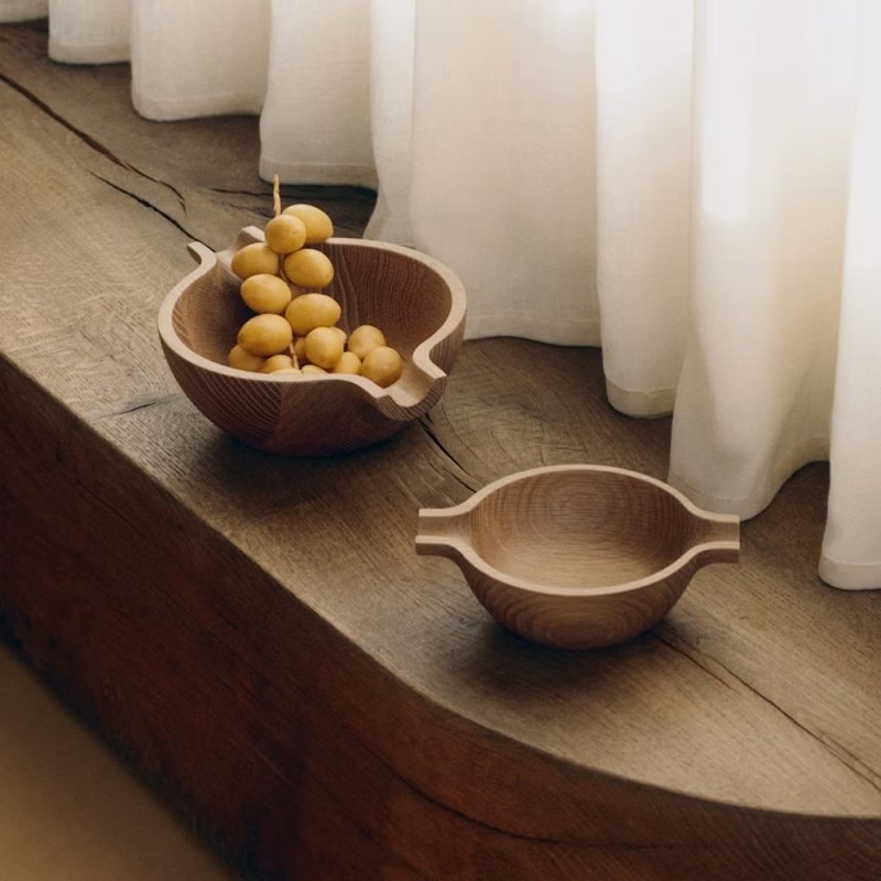 Georg Jensen KOPPEL Drewniana Miska Dekoracyjna 21 cm