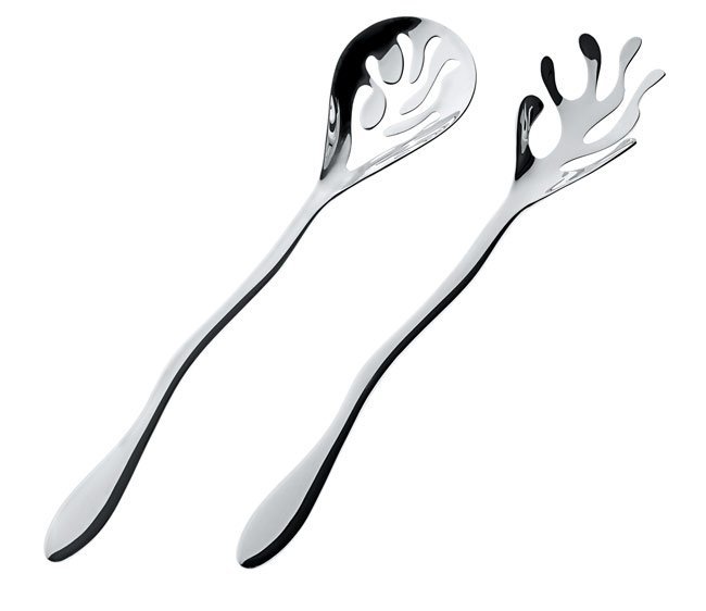Alessi MEDITERRANEO Łyżki / Sztućce do Sałaty 2 El.