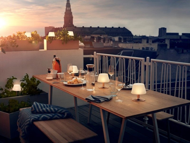 Eva Solo SUNLIGHT Lampka Solarna - Stojąca Wbijana w Ziemię / Szklany Klosz
