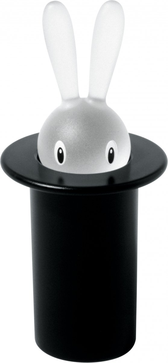 Alessi MAGIC BUNNY Pojemnik na Wykałaczki / Czarny