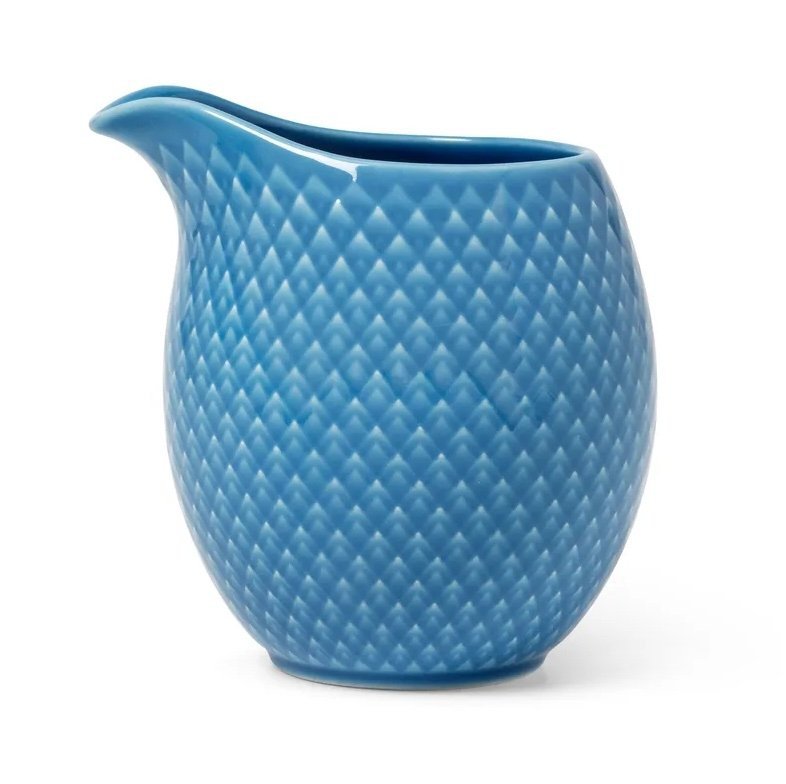 Lyngby Porcelain RHOMBE Mlecznik Niebieski