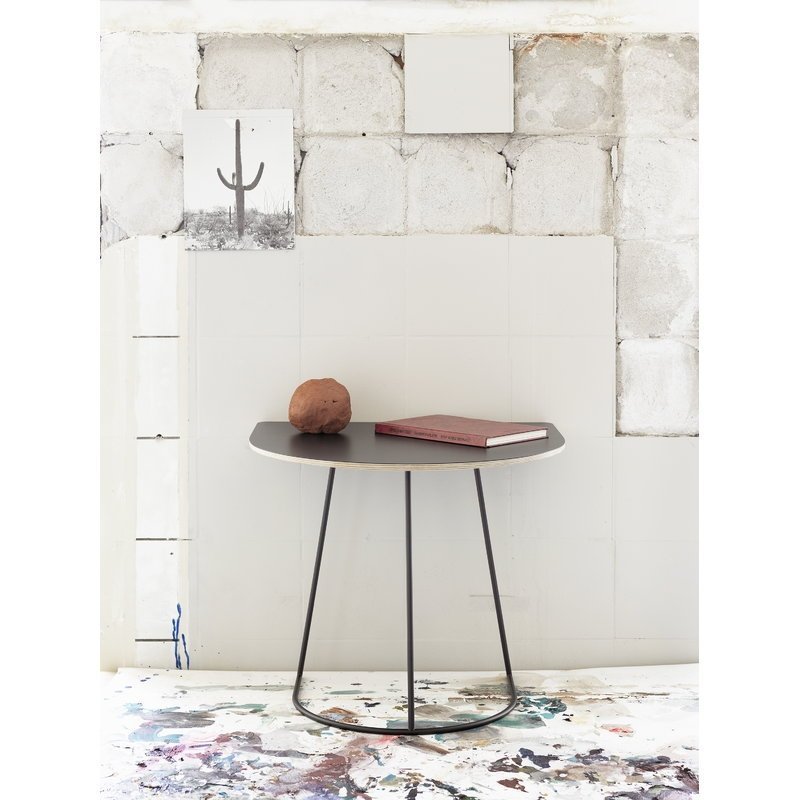 Muuto AIRY Stolik Półokrągły 44 cm Czarny