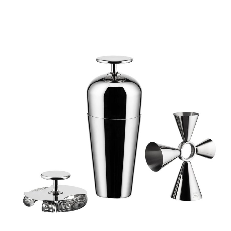 Alessi THE TENDING BOX Shaker do Drinków + Akcesoria Barmańskie