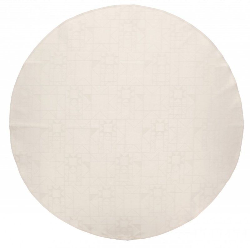 Sodahl CHRISTMAS STAR Świąteczna Podkładka - Mata pod Choinkę 120 cm Biała