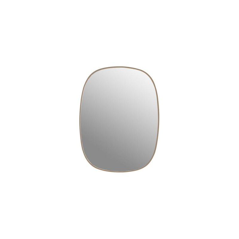 Muuto FRAMED Lustro Ścienne S - Różowe / Tafla Klasyczna