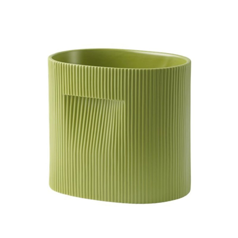 Muuto RIDGE Ceramiczna Doniczka do Kwiatów 24 cm / Zielona