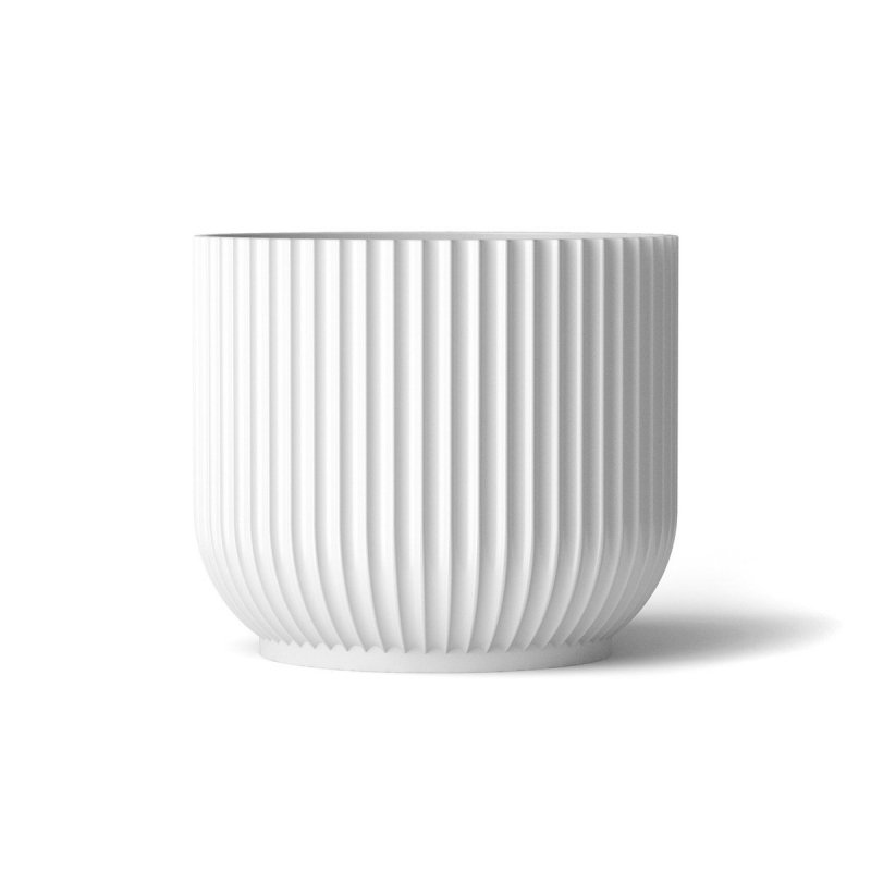 Lyngby CLASSIC Doniczka do Kwiatów 17 cm Biała