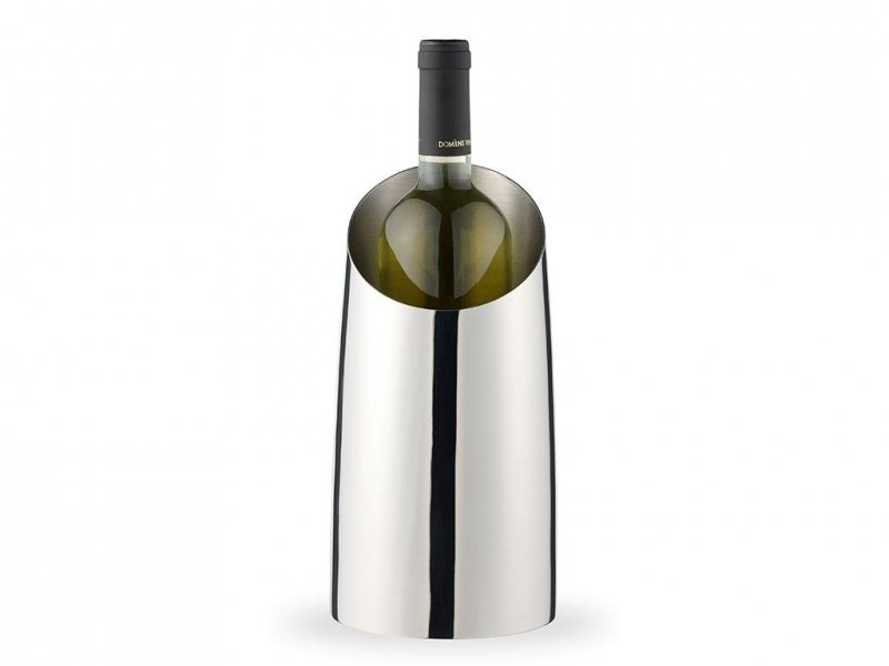 Nuance WINE Stalowy Kubełek do Wina lub Szampana / Srebrny Polerowany