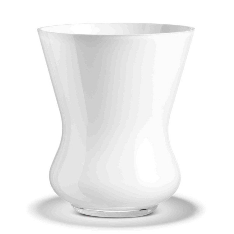 Holmegaard JEB 65 - Wazon Opal 14 cm - Biały