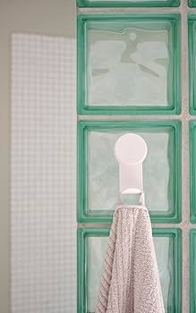 ZONE Denmark PURE Wieszak Łazienkowy na Przyssawkę (Bez Wiercenia) / Biały