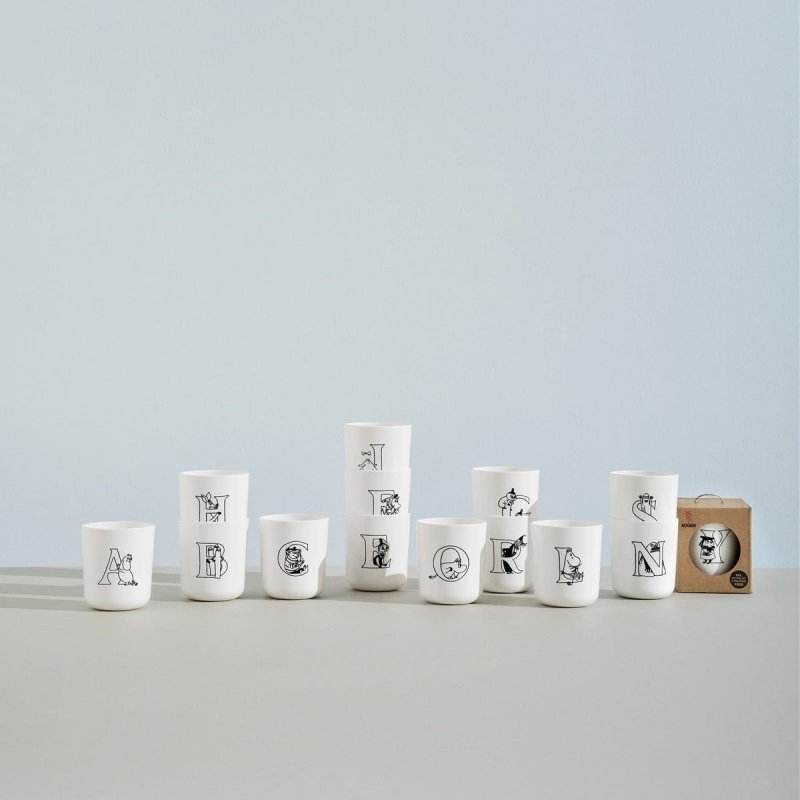 RIG-TIG by Stelton MOOMIN ABC Kubek dla Dzieci - Muminki - Litera J