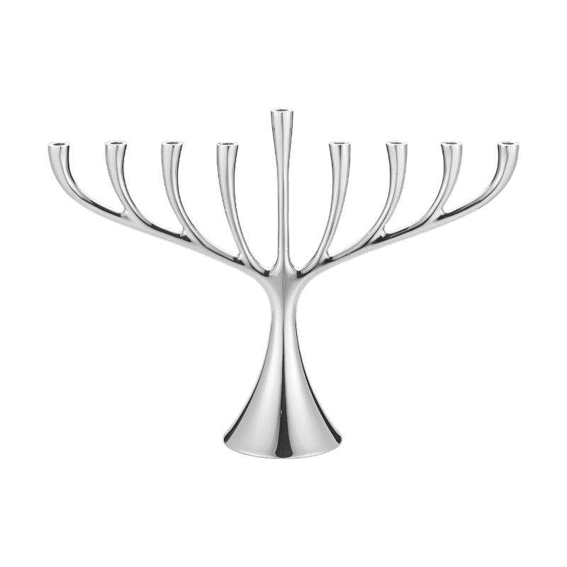Georg Jensen COBRA Świecznik Menora / Srebrny Polerowany