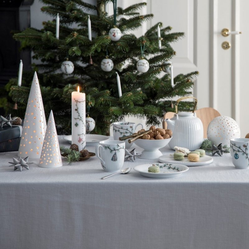 Kähler HAMMERSHØI CHRISTMAS 2024 Bombka Porcelanowa / Zdobiona
