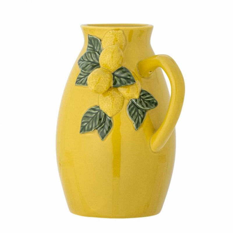 Bloomingville LIMONE Ceramiczny Dzbanek 1,6 l Cytryny / Żółty