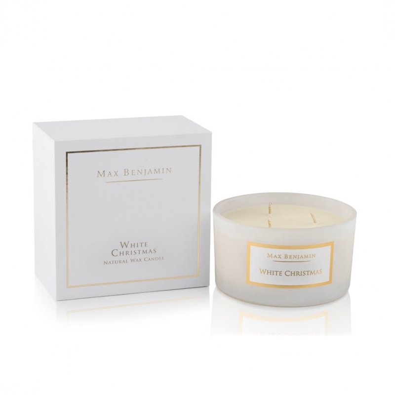 Max Benjamin CLASSIC Świeca Zapachowa 480 g Świąteczna / White Christmas