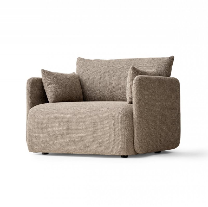 Menu OFFSET Sofa Pojedyncza - Tkanina Kvadrat Odcień Beżowy