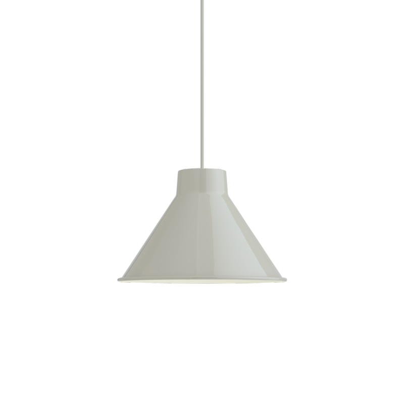 Muuto TOP PEDANT Stalowa Lampa Wisząca 28 cm Szara