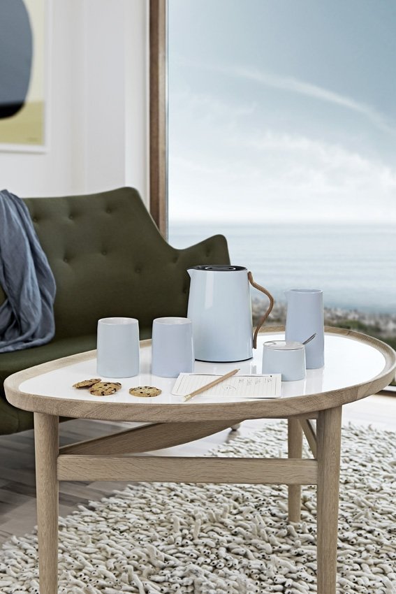 Stelton EMMA Dzbanek Termiczny - Termos do Kawy - Błękitny