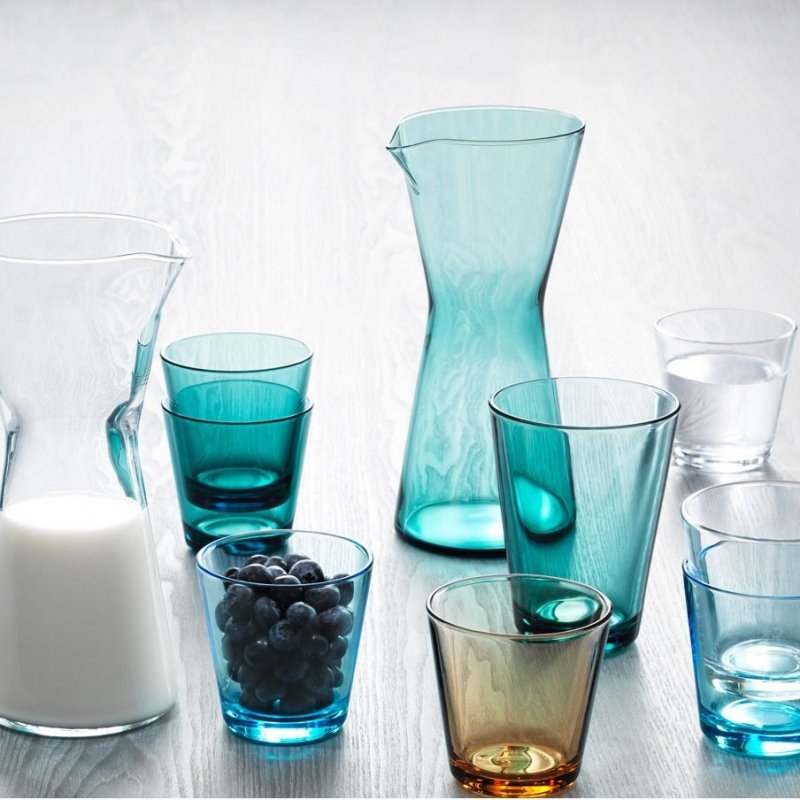 Iittala KARTIO Szklanki 210 ml 2 Szt. / Turkusowe - Water Green