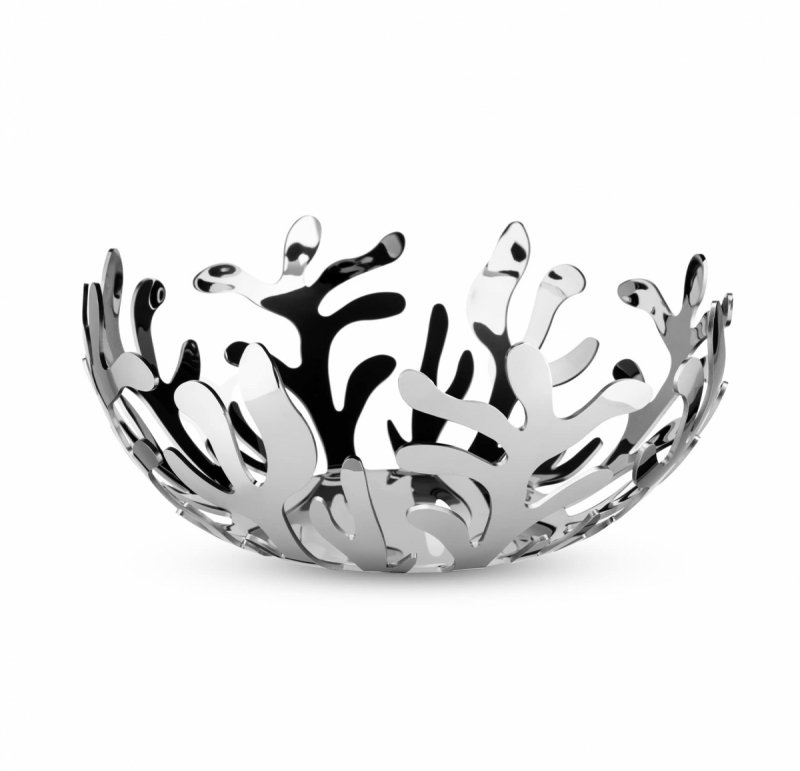Alessi MEDITERRANEO Kosz na Owoce 25 cm / Stal Polerowana