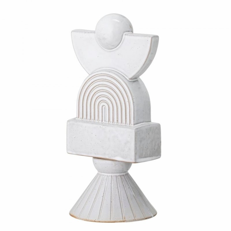 Bloomingville BEATRICE Rzeźba - Figurka Dekoracyjna 27 cm / Biała