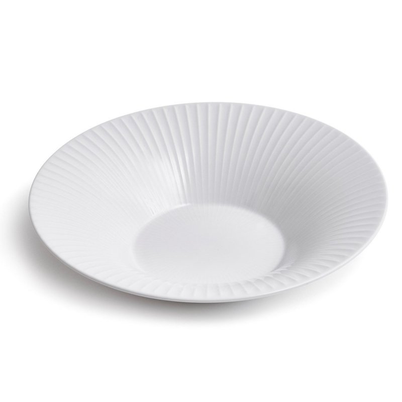 Kähler HAMMERSHØJ Talerz Głęboki 26 cm Biały