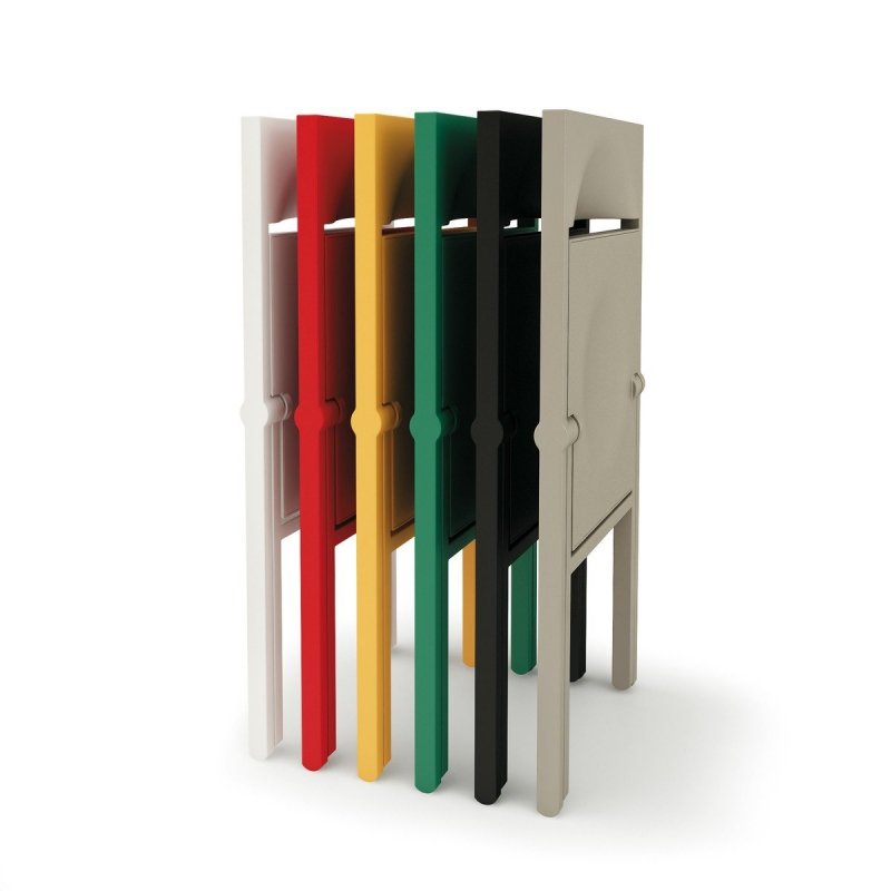 Alessi PIANA Krzesło Składane - Czerwone