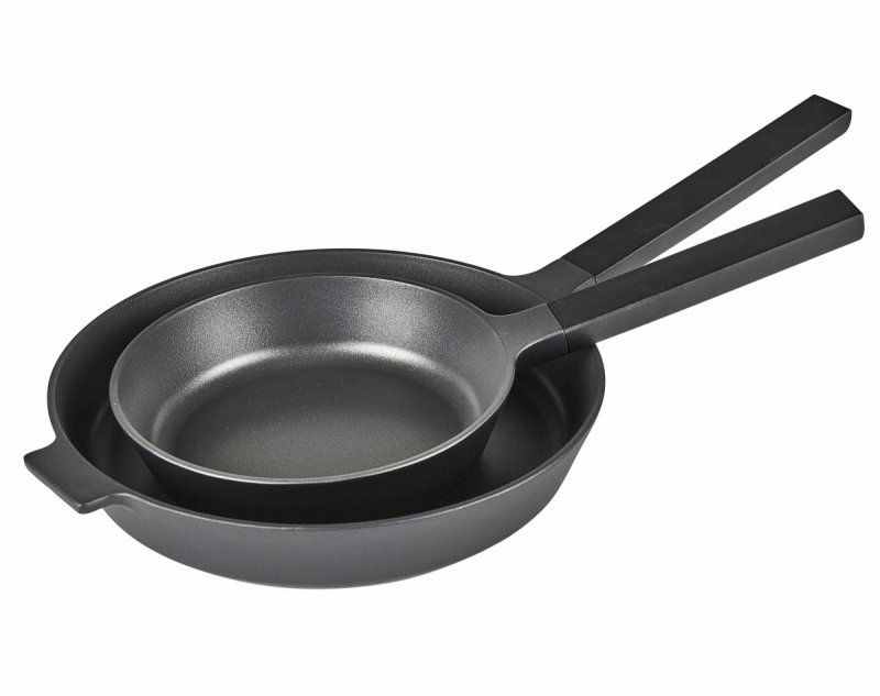 Morso DANISH BLACK Zestaw - Patelnia z Powłoką Nieprzywierającą 20 i 28 cm / Czarna