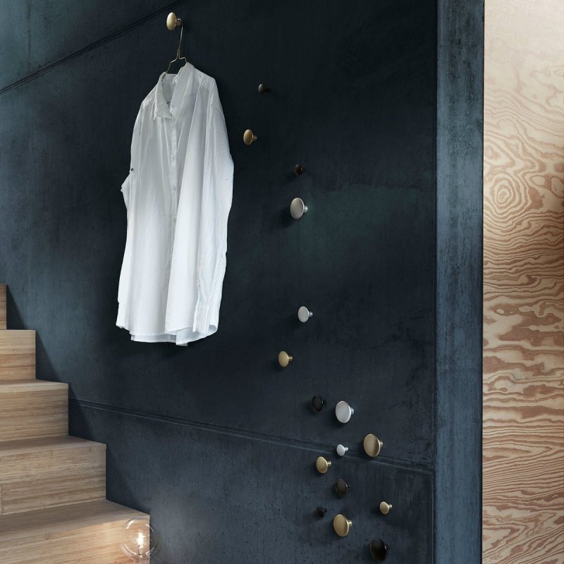 Muuto DOTS Wieszak Metalowy 2,7 cm Złoty