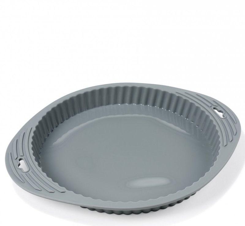 Holm KITCHEN Silikonowa Forma do Pieczenia Tarty 26 cm Szara
