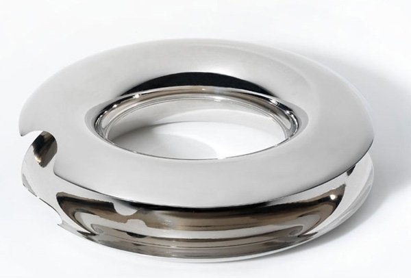 Alessi FRUIT LOOP Stalowa Patera na Owoce / Srebrna