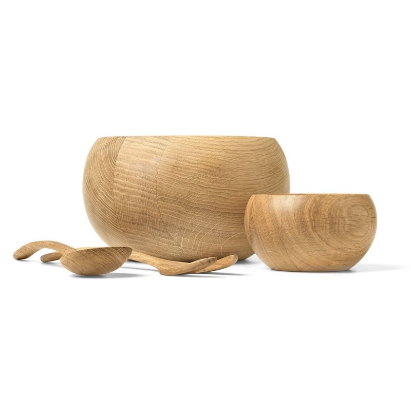 Kay Bojesen MENAGERI Drewniana Miska 24,5 cm Salaterka