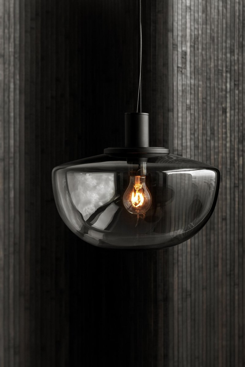 Audo BANK Lampa Wisząca / Klosz Szary