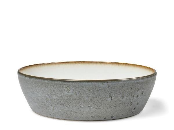 Bitz GASTRO Miska 18 cm Talerz do Zupy - Szary - Beżowy Środek