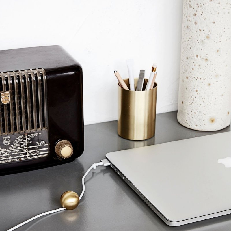 Monograph BRASS Uchwyt na Przewód - Kabel - Mosiądz